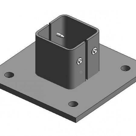 SHS-Placa base - cuadrada