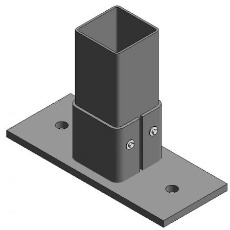 Placa base SHS - Rectangular