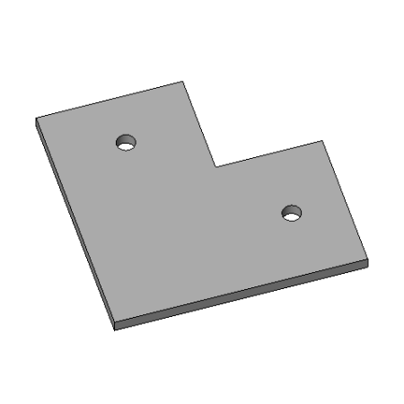 SHS-Placa base – Solo placas de esquina